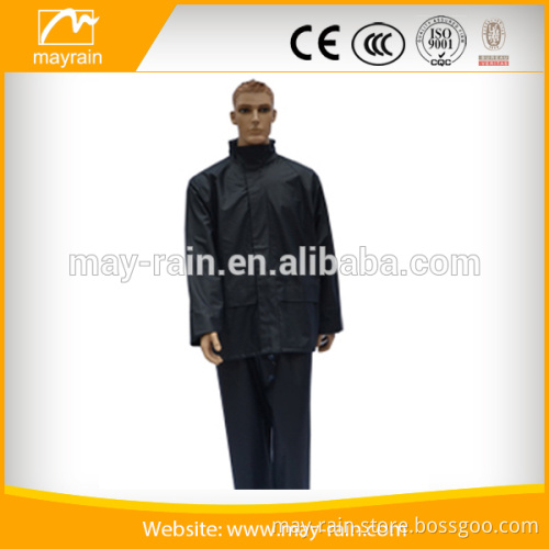 100% water proof customized fashion design man rainsuit